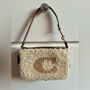 MINI COACH SHERPA SHOULDER BAG